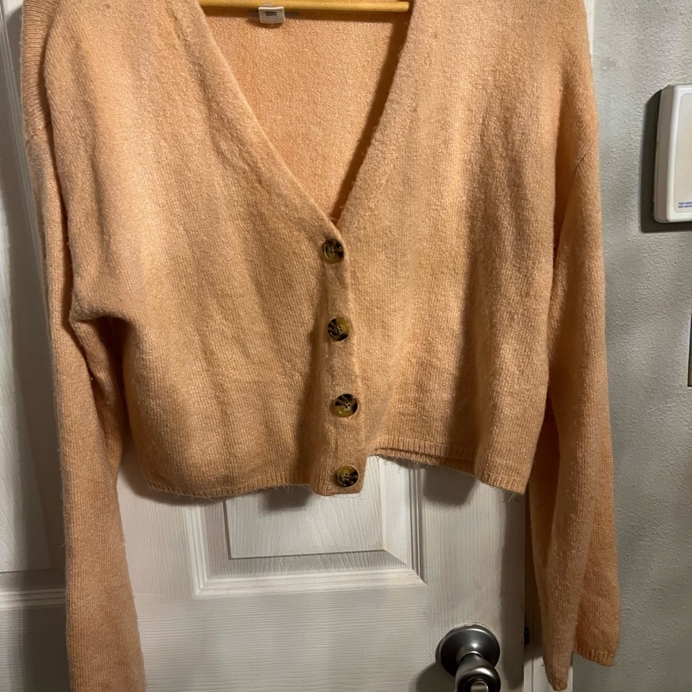 Billabong Peach Cardigan Sweater